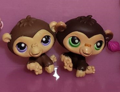 Littlest Pet Shop Lot of 2 Chimp 315 359 Set Authentic Lps JUN2J