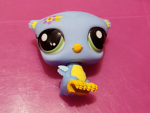 LIKE NEW Littlest Pet Shop Gen 7 G7 Bird Owl 157 Authentic LPS MAY22J