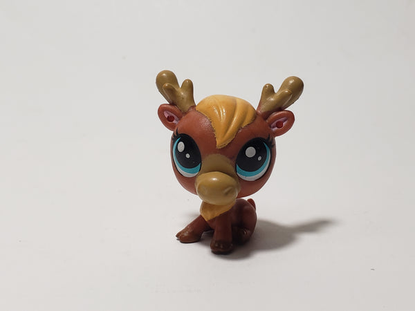 Littlest Pet Shop Mini Baby Hila Elger 263 Moose Authentic Lps Mar22J