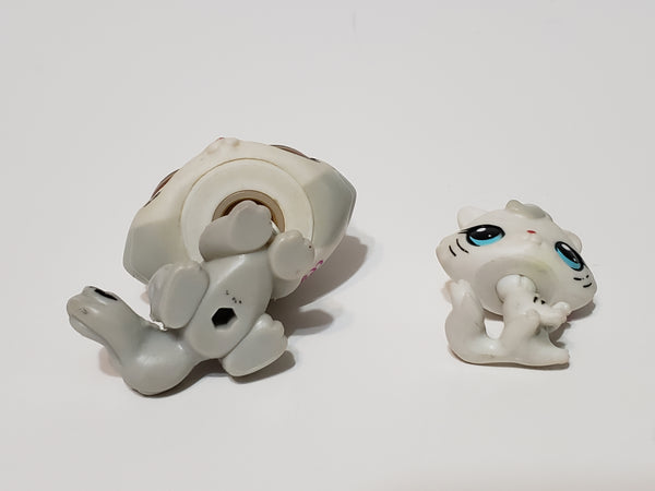 Littlest Pet Shop Lot Rare Mommy Baby Tigers 3585 3586 Set Authentic Blemished Nov29ni