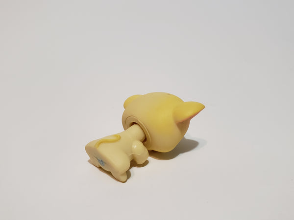 LIKE NEW Littlest Pet Shop 448 Yellow Mouse with Cyan Eyes Authentic LPS Mar4n