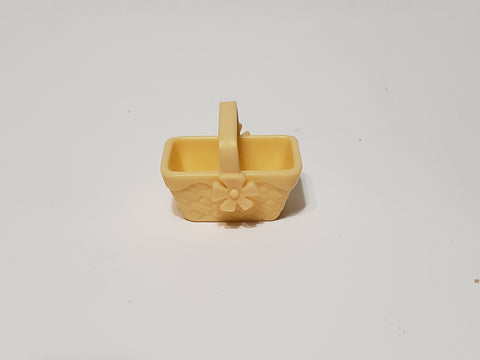 Littlest Pet Shop Yellow Pink Picnic Basket Carrier Accessory Authentic Lps May22nac