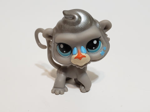 LIKE NEW Littlest Pet Shop Rare Baboon 2309  LPS Authentic AIK APR07J