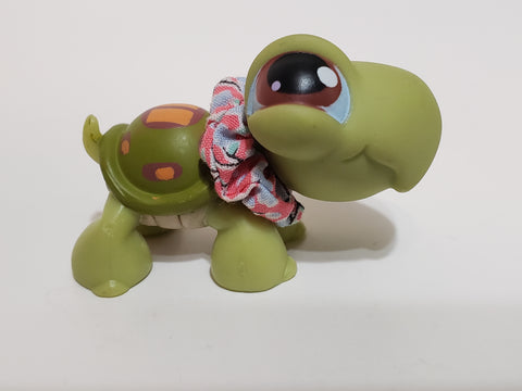 Littlest Pet Shop Brown Turtle 8 with Original Accessory Lps APR13J