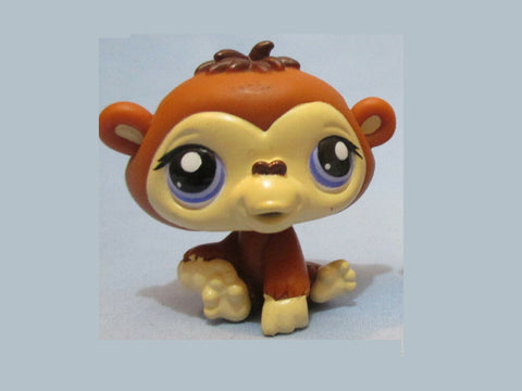 Littlest Pet Shop Monkey Chimpanzee 1347 Authentic Lps Mar24npo58