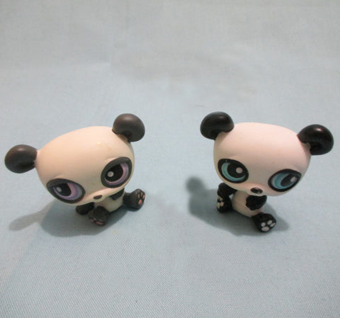 Littlest Pet Shop Lot Panda Bear 89 and 90 Set Authentic Lps FFEB22J  SEE VIDEO