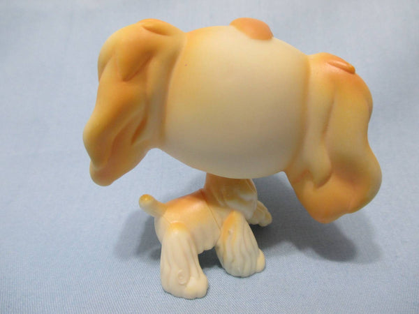 LIKE NEW Littlest Pet Shop 347 Cream Tan Cocker Spaniel Spaniel Authentic Lps Feb9ni