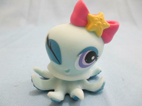 Littlest Pet Shop Octopus 1346 Blue Authentic LPS Nov10ni
