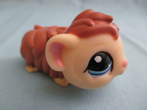 LIKE NEW Littlest Pet Shop Hamster Guinea Pig 1668 Tan Cream Set Authentic Apr03n