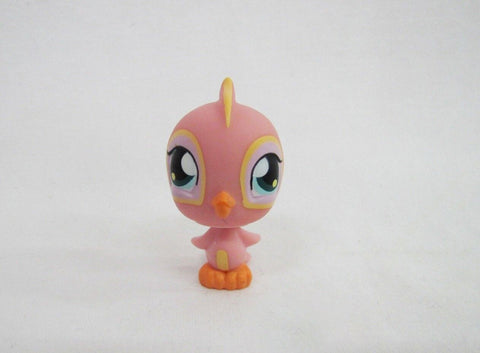LIKE NEW Littlest Pet Shop LPS 12 Pink Parakeet Blue Eyes Authentic May19npo45