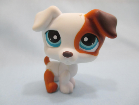 LIKE NEW Littlest Pet Shop Dog Jack Russell Terrier 151 Authentic may13n