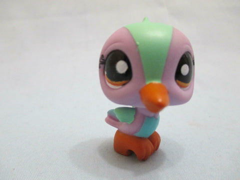 LIKE NEW Littlest Pet Shop Hummingbird 1381 Lavender Purple W Orange Eyes Authentic DEC27NPO200