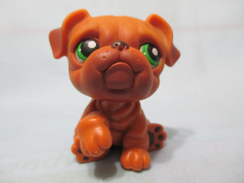 Littlest Pet Shop Dog Bulldog 180 Authentic Lps May15na