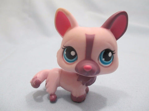 LIKE NEW Littlest Pet Shop 1645 Corgi Puppy Dog Pink Purple Authentic Lps may13n