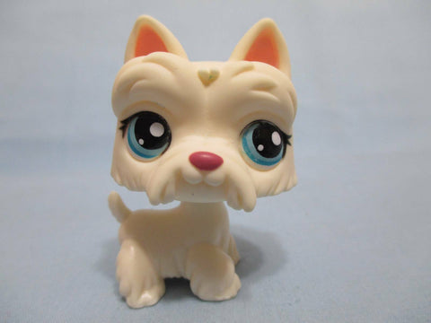 LIKE NEW Littlest Pet Shop 1598 White Westie West Terrier Scottie Puppy Dog Lps MAY21J