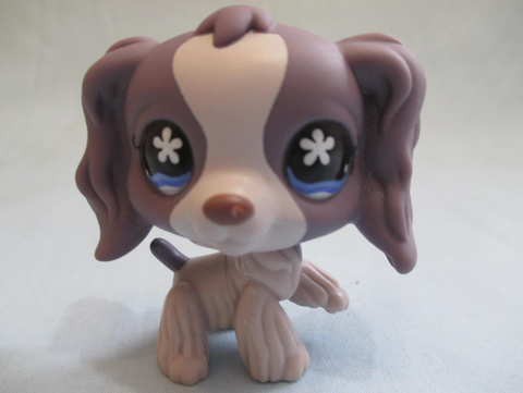 LIKE NEW Littlest Pet Shop 672 Cream Cocker Spaniel Dog Authentic Lps Very Rare HTF Jun9n