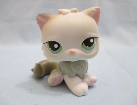 Littlest Pet Shop Cat White Persian 328 Authentic Lps FEB09J