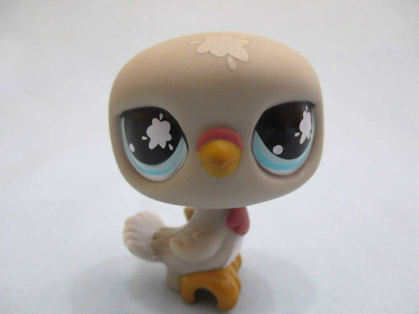 LIKE NEW LITTLEST PET SHOP Grey DOVE Blue Eyes 812 Pigeon Authentic Nov30npoHG