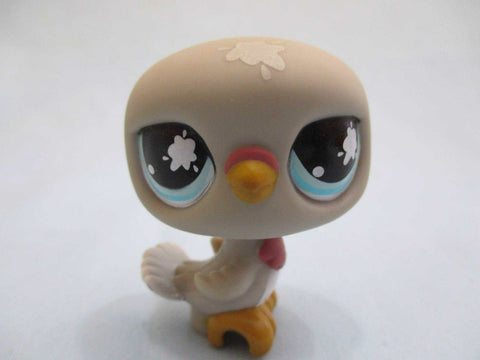 LIKE NEW LITTLEST PET SHOP Grey DOVE Blue Eyes 812 Pigeon Authentic Nov30npoHG