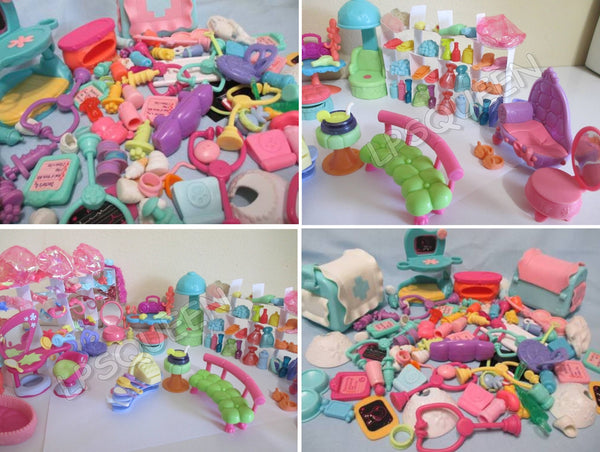 Littlest Pet Shop Lot 10 Random Salon Doctor Accessories Authentic