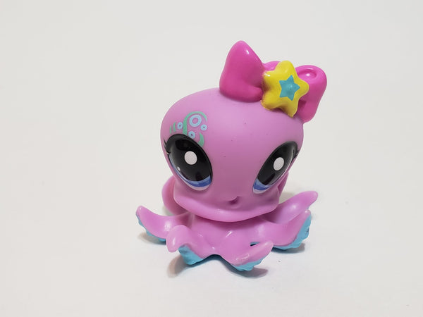 LIKE NEW Littlest Pet Shop G7 Gen 7 Octopus #154 Authentic LPS Dec16ni