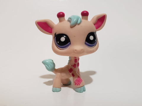 LIKE NEW Littlest Pet Shop Gen 7 G7 Giraffe #92 Authentic LPS Dec8n