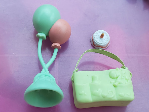 Littlest Pet Shop Lot of 3 Birthday Party Accessories Cake Balloon Bag Authentic LPS Oct19n