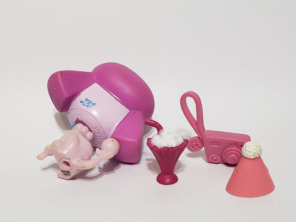 Littlest Pet Shop New Generation Dog Poodle 3272 w/ Party Accessories Authentic LPS Actual Image JAN13NTW