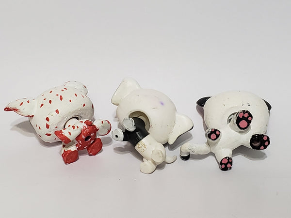 Littlest Pet Shop Set of 3 Custom Pets Painted Customized Shorthair Cat Pig & Dachshund LPS JAN13NTW