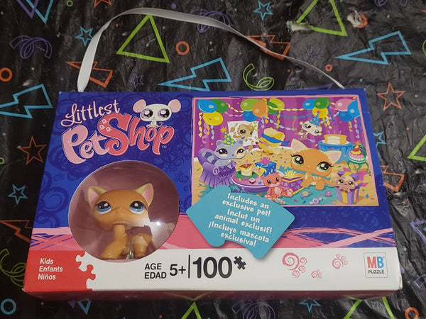 BRAND NEW Littlest Pet Shop Cat Shorthair Puzzle No Number w/ Puzzle Authentic Oct11N