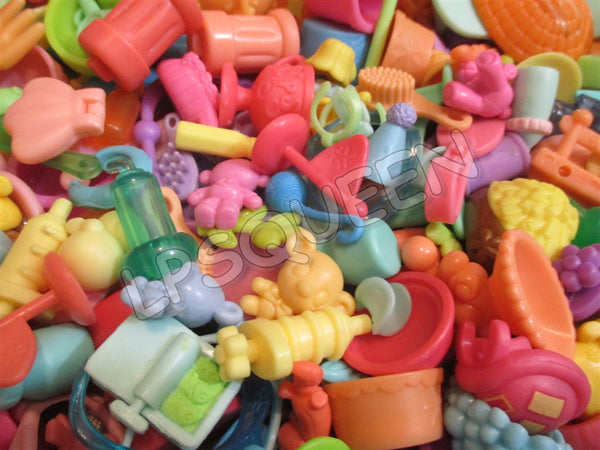 Littlest Pet Shop LPS Lot Small Pieces Accessories 7 RANDOM 100% Authentic Nice