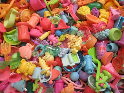Littlest Pet Shop LPS Lot Small Pieces Accessories 7 RANDOM 100% Authentic Nice