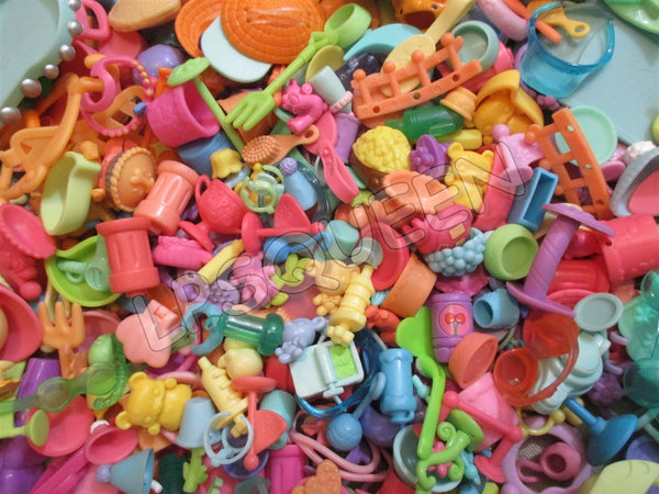 Littlest Pet Shop LPS Lot Small Pieces Accessories 7 RANDOM 100% Authentic Nice