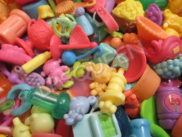 Littlest Pet Shop LPS Lot Small Pieces Accessories 7 RANDOM 100% Authentic Nice