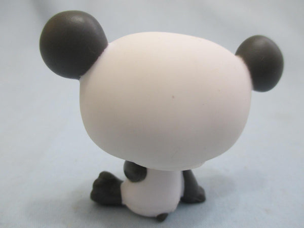 LIKE NEW LITTLEST PET SHOP PANDA BEAR GREY & WHITE w GREEN EYES 1092 Authentic APR01J