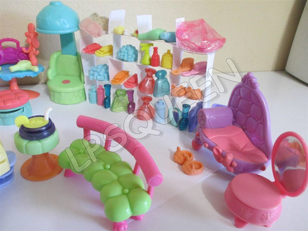 Littlest Pet Shop Lot 10 Random Salon Doctor Accessories Authentic