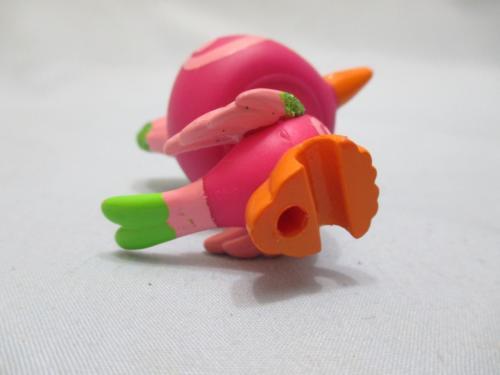 Littlest Pet Shop Bird Woodpicker Glitter Sparkle Pink Green with Purple Eyes 2340 Authentic Lps Mar30n