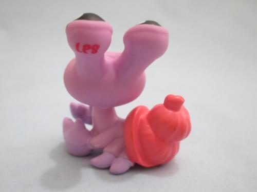 LIKE NEW Littlest Pet Shop Purple Pink Shell Hermit Crab Yellow Eyes 1141 Authentic Feb12nn