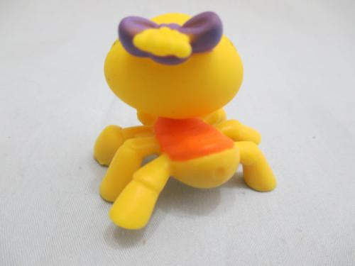 LIKE NEW Littlest Pet Shop Spider Yellow Blue Eyes 593 Authentic Lps Oct26ni