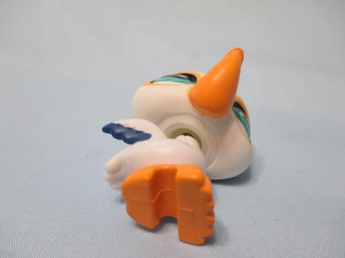 LIKE NEW Littlest Pet Shop Bird Pelican White Teal Teardrop 517 Authentic LPS Mar31npo60