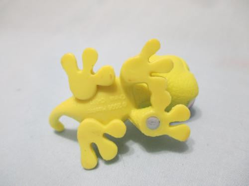 LIKE NEW LPS Littlest Pet Shop #596 Lime Gecko Lizard w/ Purple Teardrop Eyes Oct26ni