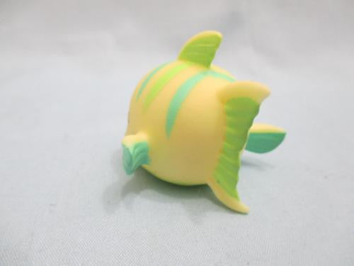 LIKE NEW Littlest Pet Shop LPS Yellow Green Puffer Fish Purple Eyes 519 Authentic Lps AUG16K