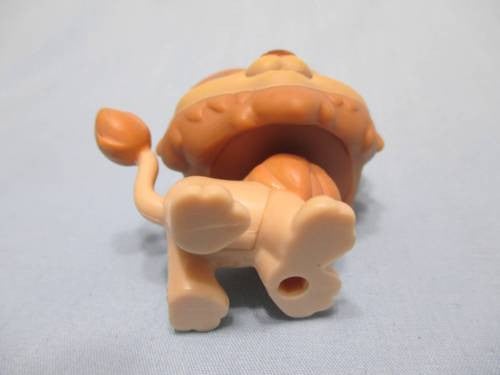 LIKE NEW Littlest Pet Shop Lion Tan Cream Brown with Blue Eyes Lion King 1112 Authentic Lps OCT26J