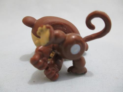 LIKE NEW Littlest Pet Shop Brown Monkey Pink Bow Blue Eyes 501 Authentic Lps Oct26ni