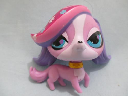 LIKE NEW LITTLEST PET SHOP Zoe Trent Spaniel 3023 Toy purple Authentic LPS Oct30ni