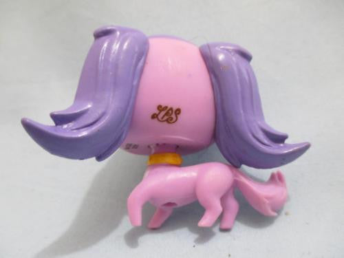 LIKE NEW LITTLEST PET SHOP Zoe Trent Spaniel 3023 Toy purple Authentic LPS Oct30ni