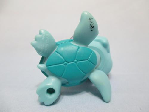 LIKE NEW Littlest Pet Shop Turtle Sea Turtle Blue and Green with Purple Eyes 1325 Authentic Lps Oct30ni