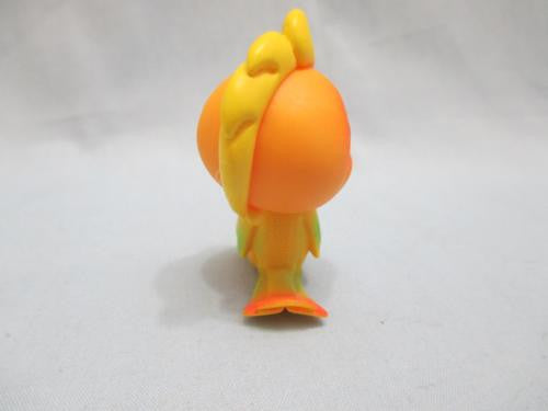 LIKE NEW Littlest Pet Shop Cockatoo 120 Orange and Yellow with Green Eyes Authentic Dec06npo29