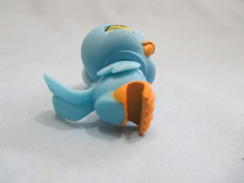 LIKE NEW Littlest Pet Shop 317 BLUE COCKATOO GREEN & YELLOW EYES Authentic LPS Nov30npoHG