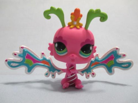 Littlest Pet Shop 2795 Soaring Skies Fairy Pink Rainbow LPS MAY11JI